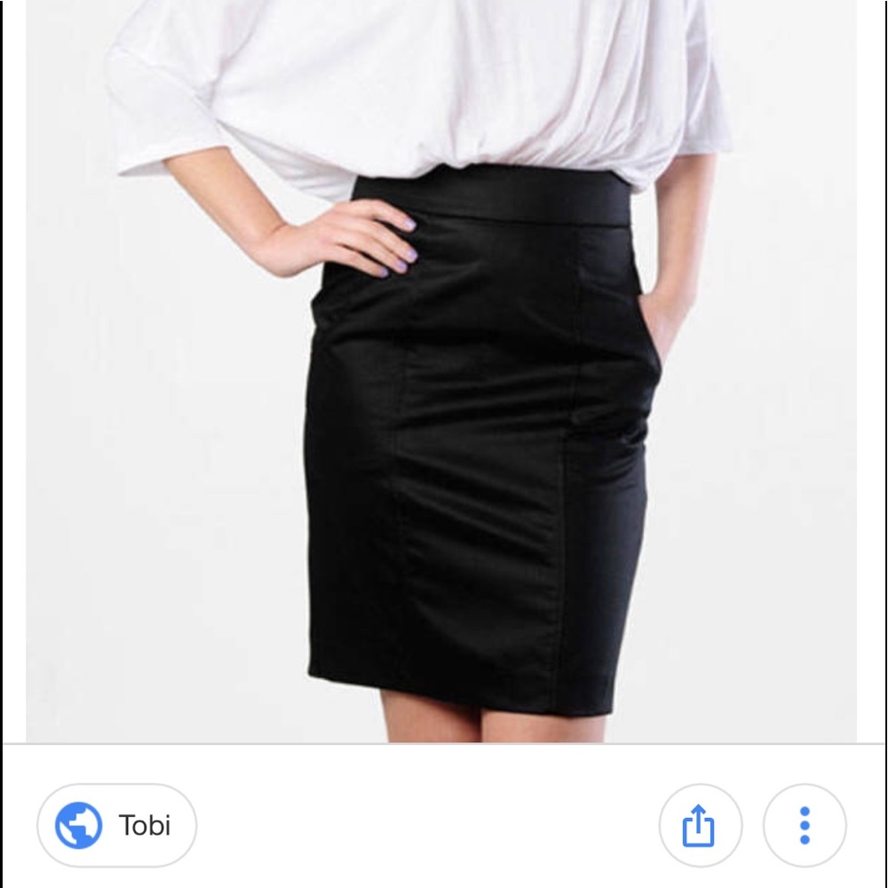 Black skirt